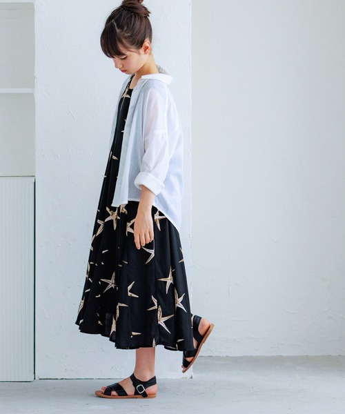 coca（coca）（コカ）の「キッズ 親子お揃いヒトデワンピース（ワンピース・キッズ・ブラック・110/130/120/100/140/150）」の9枚目の写真