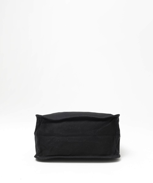 FILA（フィラ）の「FILA×PEANUTS/フィラ×ピーナッツ 2WAY バッグ スヌーピー 綿 キャンバス スナップ釦 ボタン トートバッグ ハンドバッグ ショルダートート（トートバッグ・レディース・ブラック/オフホワイト・FREE）」の3枚目の写真