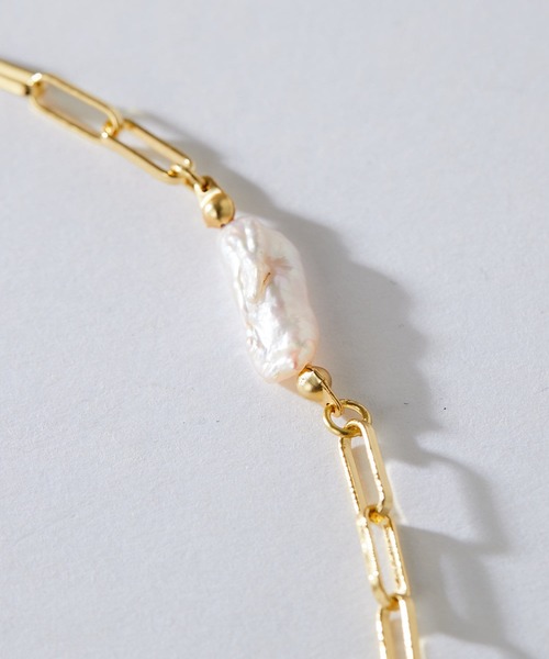 PAPILLONNER（パピヨネ）の「PAPILLONNER/パピヨネ/コンビチェーンネックレス（ネックレス・レディース・ゴールド・FREE）」の9枚目の写真