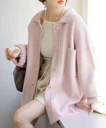 Kastane | 【2022AWアイテム/WEB限定】衿付きBIGカーディガン(カーディガン/ボレロ)