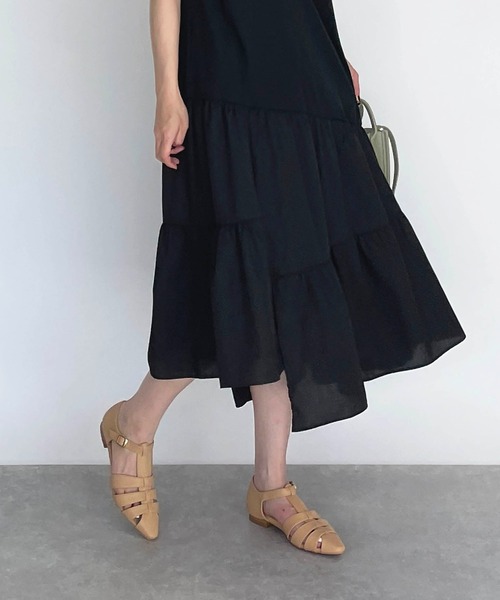 PICCIN(ピッチン)の「アシンメトリー切替えワンピース(ワンピース・レディース・ブラック・M/L)」の13枚目の写真