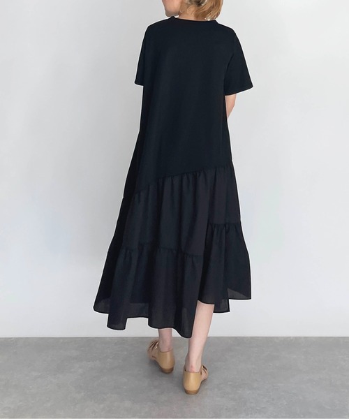 PICCIN(ピッチン)の「アシンメトリー切替えワンピース(ワンピース・レディース・ブラック・M/L)」の18枚目の写真