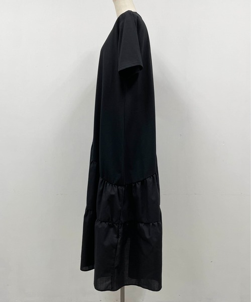 PICCIN(ピッチン)の「アシンメトリー切替えワンピース(ワンピース・レディース・ブラック・M/L)」の10枚目の写真