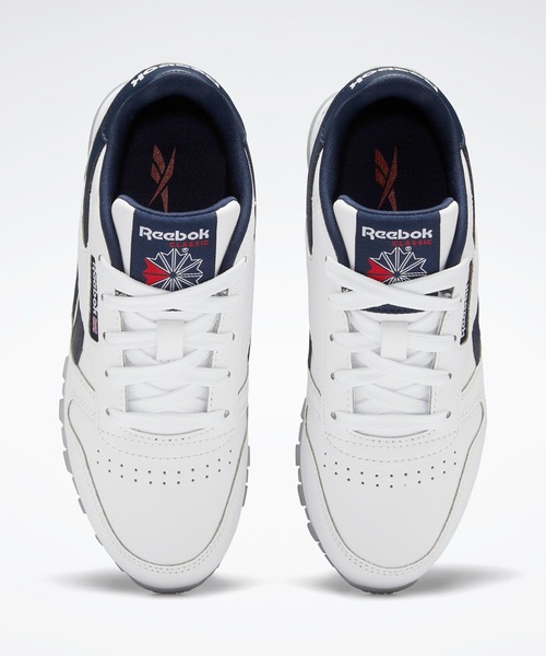 Reebok（リーボック）の「クラシックレザー ステップン フラッシュ / Classic Leather Step 'n' Flash /（スニーカー・キッズ・ホワイト×ピンク/ホワイト×ネイビー・18.0cm/19.0cm/22.0cm/17.0cm/20.0cm/21.0cm）」の11枚目の写真