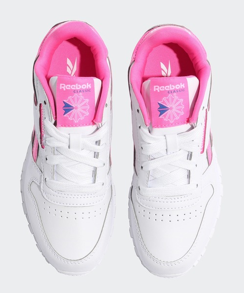 Reebok（リーボック）の「クラシックレザー ステップン フラッシュ / Classic Leather Step 'n' Flash /（スニーカー・キッズ・ホワイト×ピンク/ホワイト×ネイビー・18.0cm/19.0cm/22.0cm/17.0cm/20.0cm/21.0cm）」の15枚目の写真