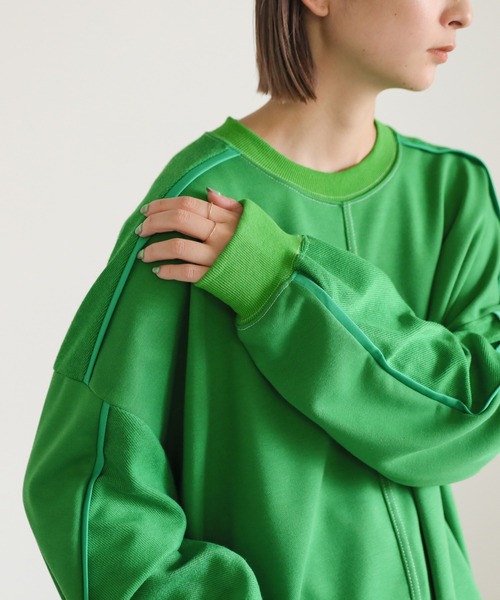 2022 AW 切替パイピングスウェット（スウェット）｜select MOCA