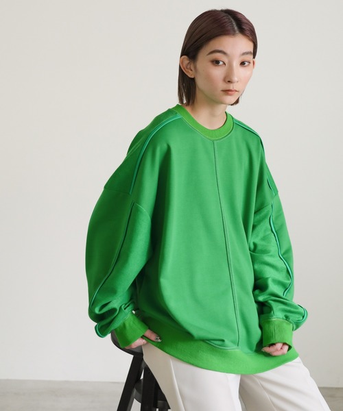 2022 AW 切替パイピングスウェット（スウェット）｜select MOCA