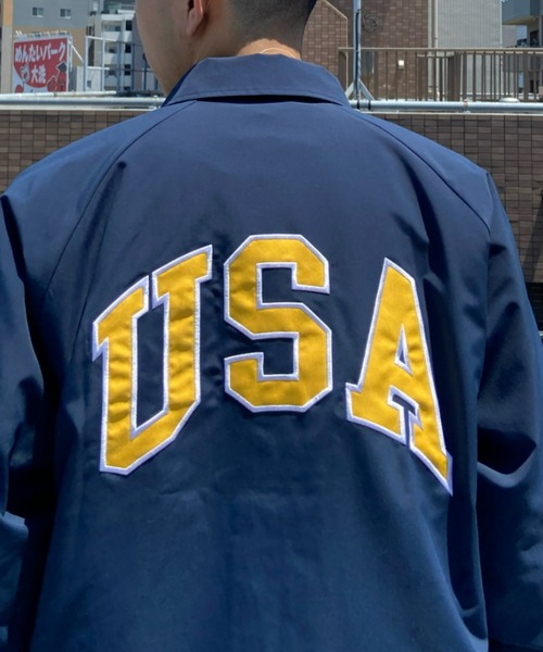 チャンピオン 刺繍ロゴ カレッジロゴ ノートダム ナイロンジャケット 5803 90s USA製 チャンピオン 米海軍学校 カレッジロゴ コーチ