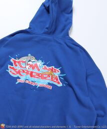 Tom＆Jerry（トムアンドジェリー）の「【SEQUENZ】TJ GRAFFITI SPLASH HOODIE / トムとジェリー グラフィティ 刺繍 バックプリント パーカー（パーカー・メンズ）」