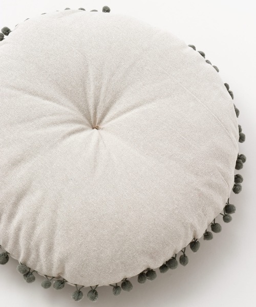 チャイハネ（チャイハネ）の「【チャイハネ】カシュールラウンドクッション（クッション/クッションカバー・レディース・ホワイト/ベージュ/ネイビー/グレー/ピンク/ブルー/レインボー・FREE）」の19枚目の写真