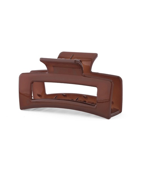 ANEMONE(アネモネ)の「スクエアカラーバンス(バレッタ/ヘアクリップ・レディース・ネイビー/ピンク/オレンジ/グリーン/アイボリー/グレー/ブラウン/ベージュ・FREE)」の14枚目の写真