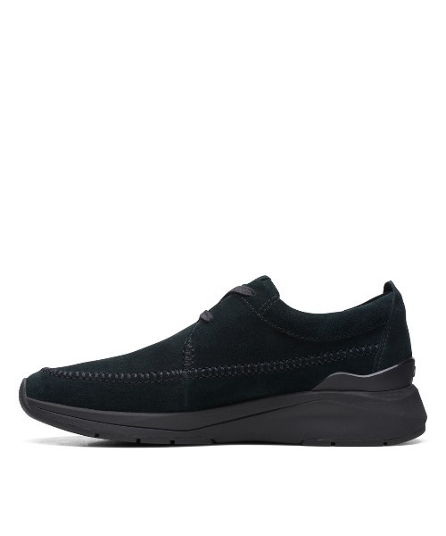 Clarks（クラークス）の「CoastLiteWeave / コーストライトウィーブ（ブラックスエード）（スニーカー・メンズ・ブラック・UK10/UK7/UK8/UK9/UK6/UK6.5/UK7.5/UK8.5/UK9.5）」の4枚目の写真