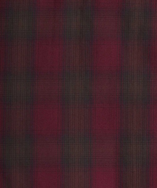 ANPAS（アンパス）の「TR Oversize Balloon Sleeve Ombre Check Shirt/TR オーバーサイズ バルーンスリーブ オンブレチェックシャツ（シャツ/ブラウス・メンズ・ブラック/ブラウン/レッド/ブルー・M/L/LL）」の17枚目の写真