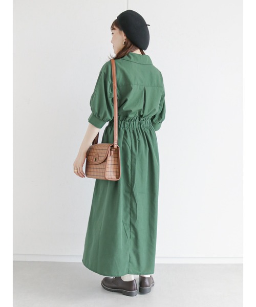 ehka sopo（エヘカソポ）の「タックスカート（セットアップ可）（スカート・レディース・ブラウン/グリーン/ブラック・ﾌﾘ-）」の16枚目の写真