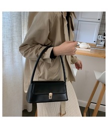 【OKUOKU 0909】スクエア ワンショルダー バッグ フェイクレザー / oku-bag-500-15