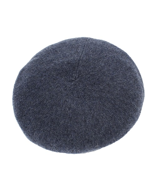 14+（イチヨンプラス）の「国産ウール混ストレッチベレー帽（ハンチング/ベレー帽・レディース・ブラック/ブラウン/グリーン/ワインレッド/グレー/ネイビー/マスタード・FREE）」の6枚目の写真