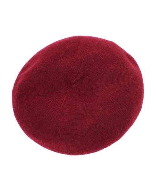 14+（イチヨンプラス）の「国産ウール混ストレッチベレー帽（ハンチング/ベレー帽・レディース・ブラック/ブラウン/グリーン/ワインレッド/グレー/ネイビー/マスタード・FREE）」の7枚目の写真