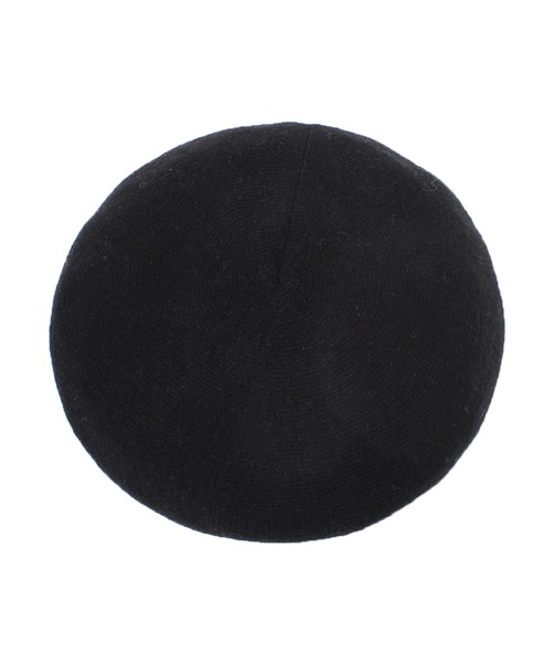 14+（イチヨンプラス）の「国産ウール混ストレッチベレー帽（ハンチング/ベレー帽・レディース・ブラック/ブラウン/グリーン/ワインレッド/グレー/ネイビー/マスタード・FREE）」の8枚目の写真