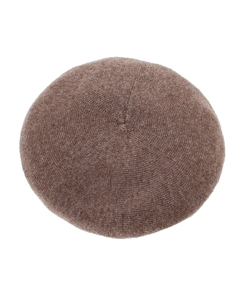 14+（イチヨンプラス）の「国産ウール混ストレッチベレー帽（ハンチング/ベレー帽・レディース・ブラック/ブラウン/グリーン/ワインレッド/グレー/ネイビー/マスタード・FREE）」の9枚目の写真