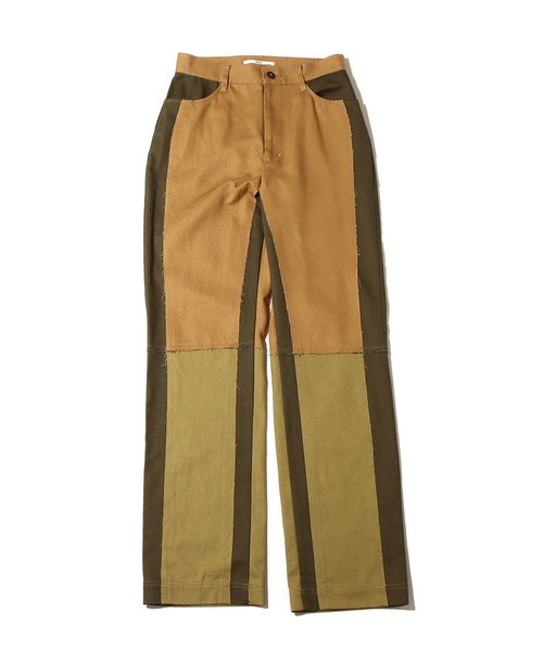 atmos pink（アトモスピンク）の「atmos pink 断ち切り配色パンツ（その他パンツ・レディース・カーキ/インディゴブルー・S/M）」の14枚目の写真