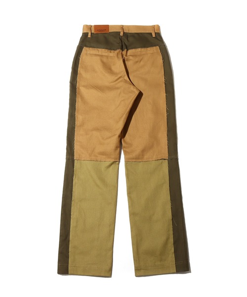 atmos pink（アトモスピンク）の「atmos pink 断ち切り配色パンツ（その他パンツ・レディース・カーキ/インディゴブルー・S/M）」の10枚目の写真