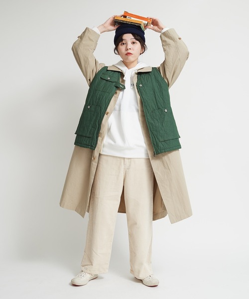 未使用　PAR ICI コットンナイロンウェザー EDODAKIブルゾン　グレー PAR ICI（パーリッシィ）の「コットンナイロンウェザー EDODAKI