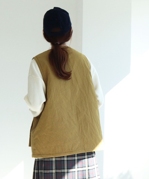 par ici コットンナイロンウェザーEDODAKI オーバーベスト PAR ICI（パーリッシィ）の「コットンナイロンウェザー EDODAKI
