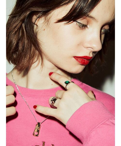 jouetie（ジュエティ）の「ファスナートップネックレス（ネックレス・レディース・シルバー/ゴールド・FREE）」の4枚目の写真