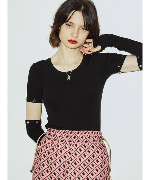 jouetie（ジュエティ）の「ファスナートップネックレス（ネックレス・レディース・シルバー/ゴールド・FREE）」の6枚目の写真