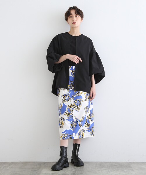 INDIVI(インディヴィ)の「◆【洗える】フラワープリント ストレートスカート(スカート・レディース・ホワイト系その他/ブラック系・40/38/36/03/05/15 /13/19)」の21枚目の写真