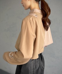 【&g’aime】レイヤードブラウス