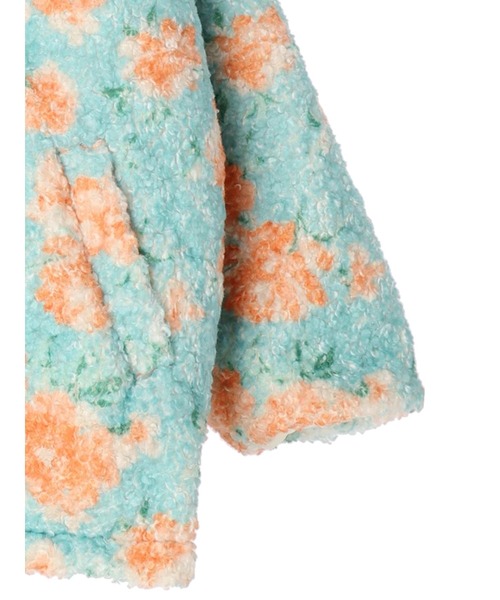 ESCAR（エスカー）の「■ESCAR　2wayフラワーptボアブルゾン（その他アウター・レディース・ターコイズブルー/ベージュ・FREE）」の17枚目の写真