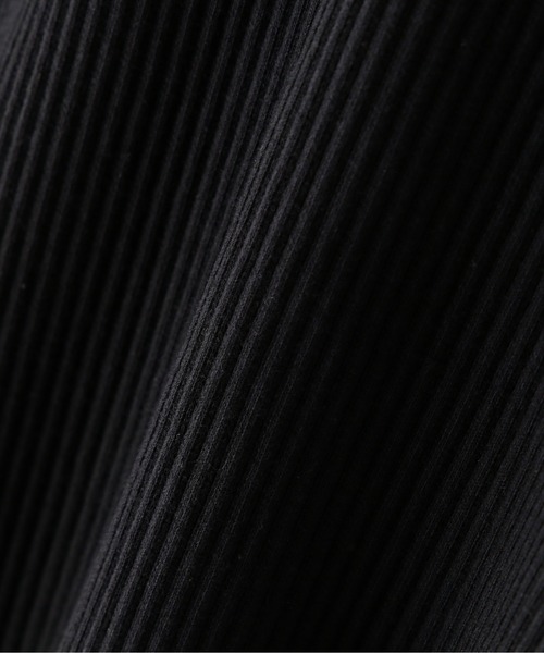 N.（N. Natural Beauty Basic）（エヌエヌナチュラルビューティーベーシック）の「三角テレコ長袖カットソー（Tシャツ/カットソー・レディース・ホワイト/ブラック/ベージュ・MEDIUM）」の7枚目の写真