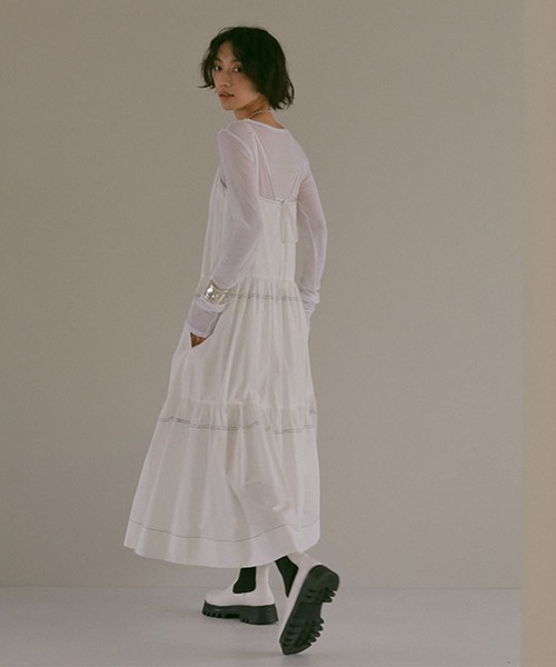 美品★ETRE TOKYO エトレトウキョウ★ポイントステッチキャミワンピース ETRE TOKYO - ポイントステッチキャミワンピース | ADDICT WEB SHOP