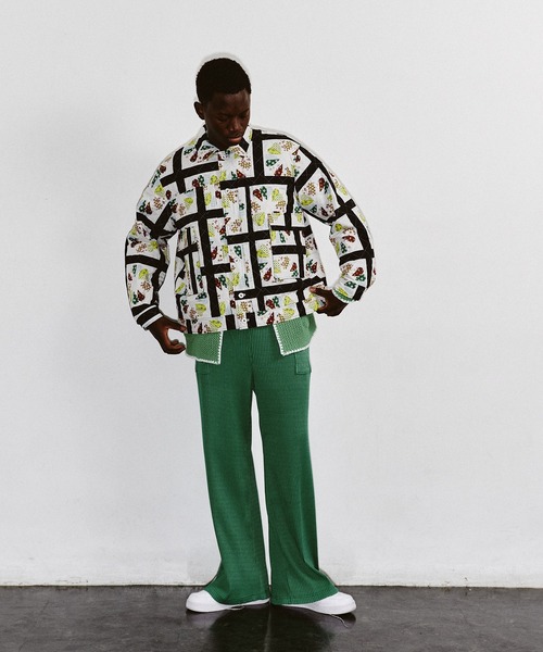 ability（アビリティ）の「DISCOVERED ディスカバード / 凸凹RIB PANTS セットアップリブパンツ / DC-SS23-PT-08（その他パンツ・メンズ・グリーン/ブラック・3/1）」の5枚目の写真