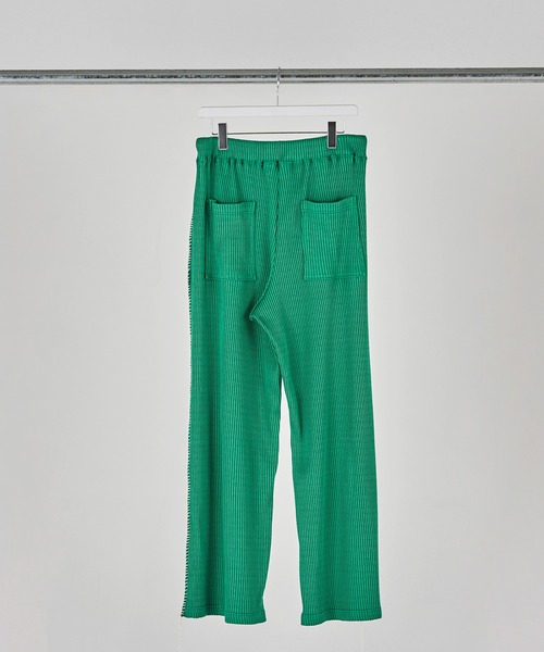 ability（アビリティ）の「DISCOVERED ディスカバード / 凸凹RIB PANTS セットアップリブパンツ / DC-SS23-PT-08（その他パンツ・メンズ・グリーン/ブラック・3/1）」の10枚目の写真
