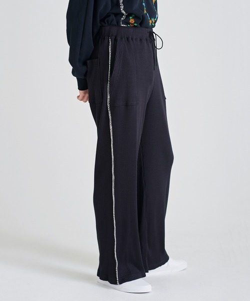 ability（アビリティ）の「DISCOVERED ディスカバード / 凸凹RIB PANTS セットアップリブパンツ / DC-SS23-PT-08（その他パンツ・メンズ・グリーン/ブラック・3/1）」の12枚目の写真