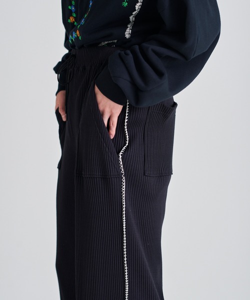 ability（アビリティ）の「DISCOVERED ディスカバード / 凸凹RIB PANTS セットアップリブパンツ / DC-SS23-PT-08（その他パンツ・メンズ・グリーン/ブラック・3/1）」の13枚目の写真