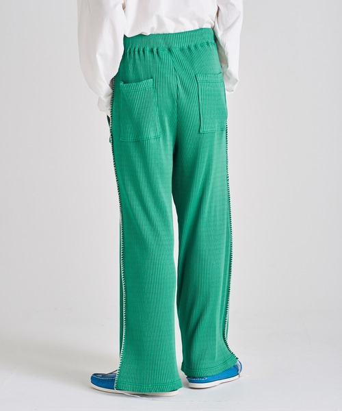 ability（アビリティ）の「DISCOVERED ディスカバード / 凸凹RIB PANTS セットアップリブパンツ / DC-SS23-PT-08（その他パンツ・メンズ・グリーン/ブラック・3/1）」の18枚目の写真