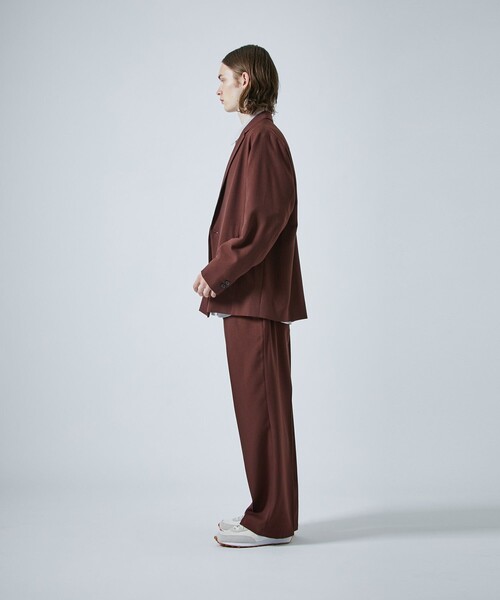 CITY TOKYO(シティトウキョウ)の「LANATECストレートワイドパンツ(スラックス・メンズ・ブラック/ブラウン/グリーン/グレイッシュベージュ・1/2/3)」の22枚目の写真