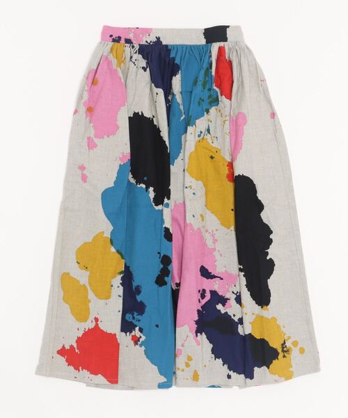 BOHEMIANS(ボヘミアンズ)の「BOHEMIANS/ボヘミアンズ SPLASH VIYELLA GATHER SKIRT(スカート・レディース・その他・L)」の1枚目の写真