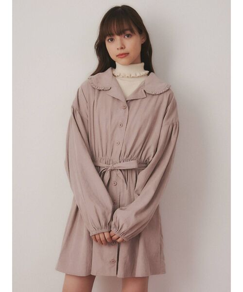 merry jenny（メリージェニー）の「2wayトレンチミニワンピース