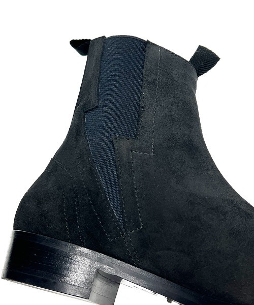 DIET BUTCHER(ダイエットブッチャー)の「(完全受注生産) DIET BUTCHER Lightning side gore boots collaboration with KIDS LOVE GAITE(ブーツ・メンズ・ブラック・25.5/28.5/27.5/26.5)」の5枚目の写真