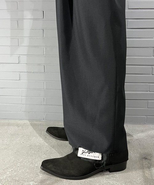 DIET BUTCHER(ダイエットブッチャー)の「(完全受注生産) DIET BUTCHER Lightning side gore boots collaboration with KIDS LOVE GAITE(ブーツ・メンズ・ブラック・25.5/28.5/27.5/26.5)」の11枚目の写真