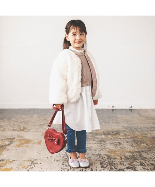 apres les cours（アプレレクール）の「WEB限定 裾フリルパンツ（その他パンツ・キッズ・ピンク/インディゴブルー・100/110/120/130/140）」の17枚目の写真