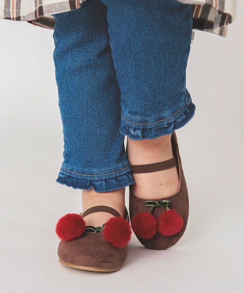 apres les cours（アプレレクール）の「WEB限定 裾フリルパンツ（その他パンツ・キッズ・ピンク/インディゴブルー・100/110/120/130/140）」の15枚目の写真