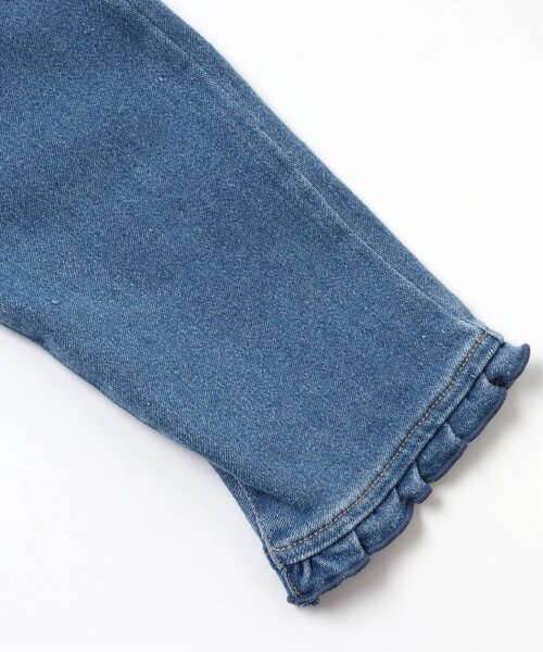 apres les cours（アプレレクール）の「WEB限定 裾フリルパンツ（その他パンツ・キッズ・ピンク/インディゴブルー・100/110/120/130/140）」の11枚目の写真