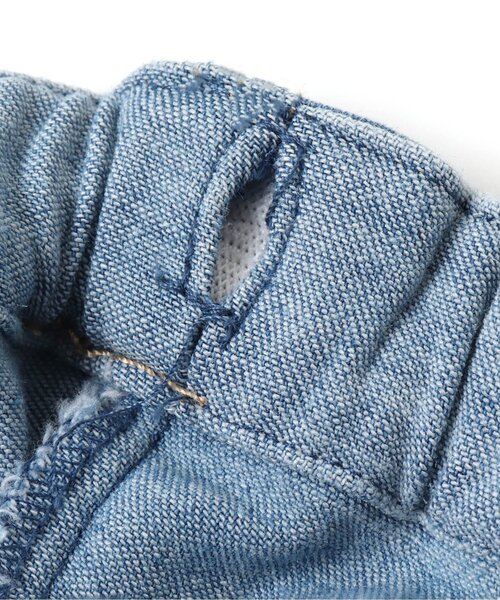 apres les cours（アプレレクール）の「WEB限定 裾フリルパンツ（その他パンツ・キッズ・ピンク/インディゴブルー・100/110/120/130/140）」の4枚目の写真