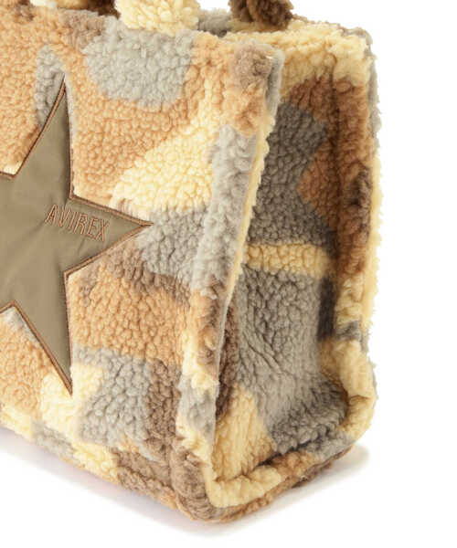 AVIREX（アヴィレックス）の「≪直営店限定≫BOA STAR MINI TOTE BAG/ ボアスターミニトートバッグ（トートバッグ・レディース・ブラック/ベージュ系その他/チャコール/ホワイト系2/カーキ系2・F）」の21枚目の写真