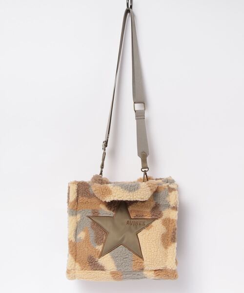 AVIREX（アヴィレックス）の「≪直営店限定≫BOA STAR MINI TOTE BAG/ ボアスターミニトートバッグ（トートバッグ・レディース・ブラック/ベージュ系その他/チャコール/ホワイト系2/カーキ系2・F）」の15枚目の写真